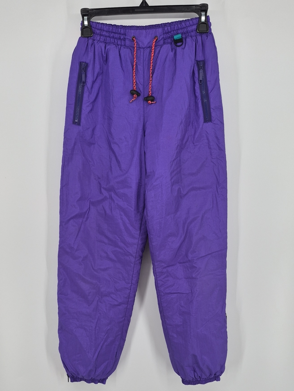 Snowpants Purple Size L (12-14 ) Kids Vintage SKYR Skiwear Elastic Waist